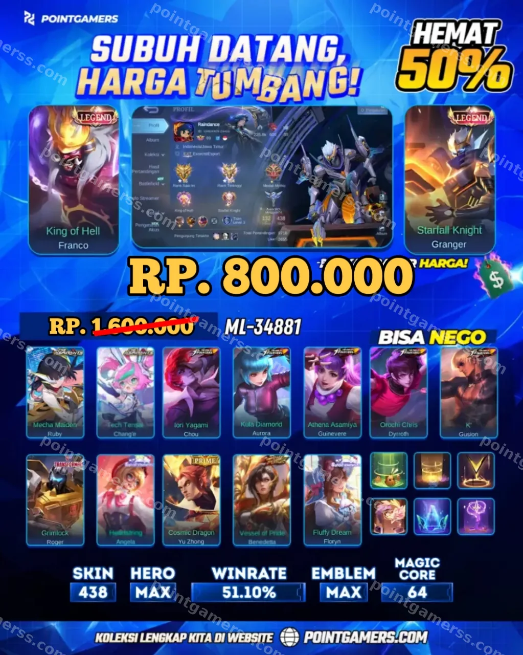FRANCO LEGEND, GRANGER LEGEND 1