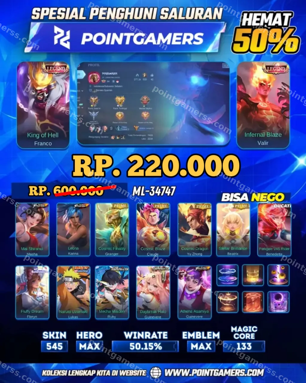 ML-34747 - FRANCO LEGEND, VEXANA ASPIRANTS