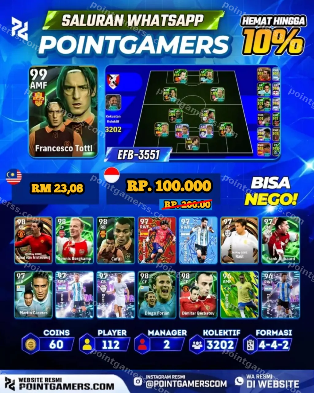 FRANCESCO TOTTI 99 1