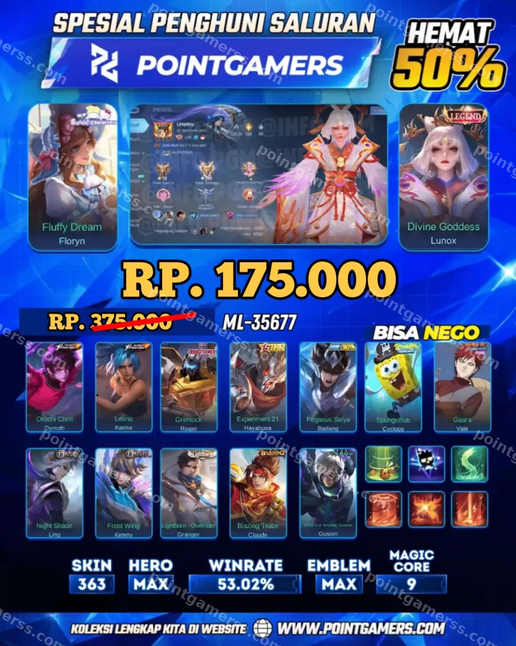 FLORYN SANRIO, LUNOX LEGEND 1