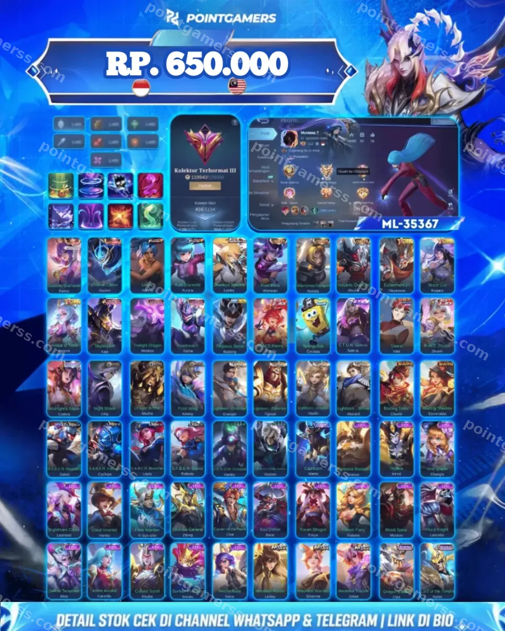 ML-35367 - FANNY LEGEND, GUSION LEGEND