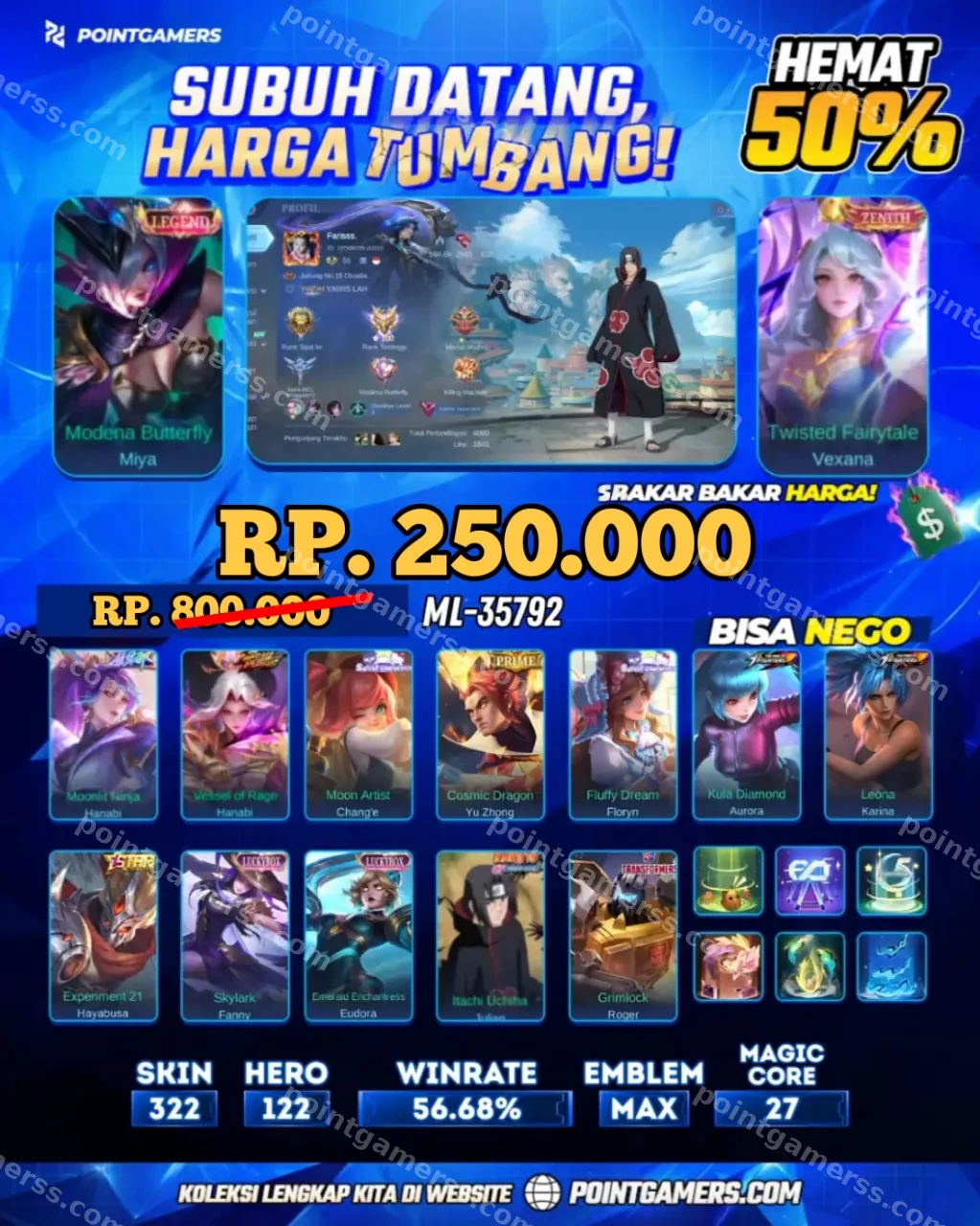 MIYA LEGEND, VEXANA ZENITH 1
