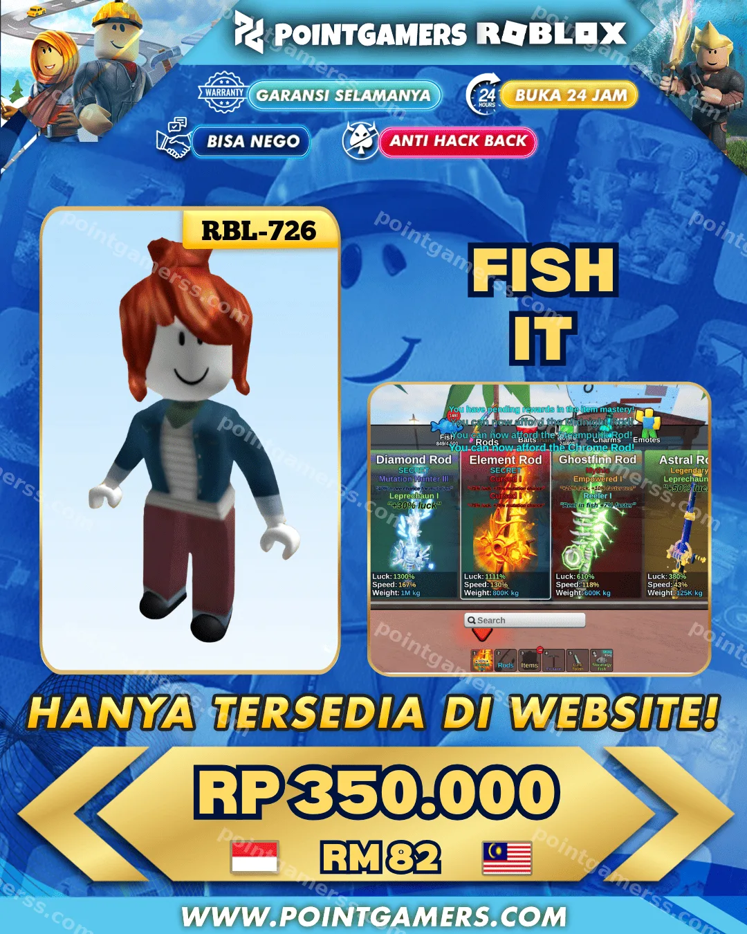 RBL-726 - 5 M COIN, LVL 695