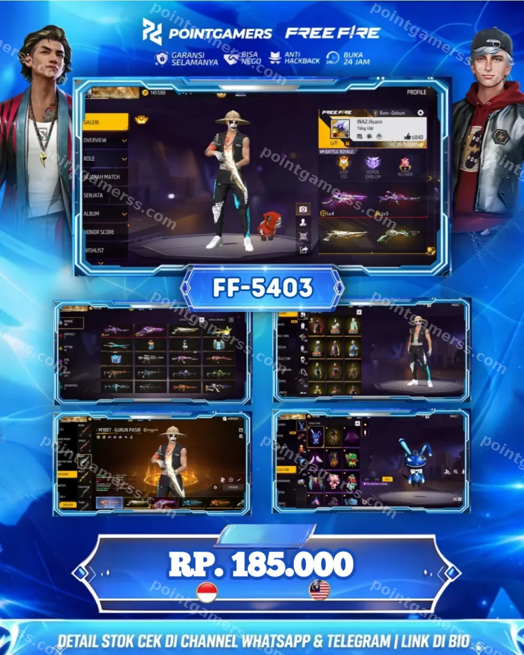 EVO 2,  SG2 EVO , GURUN , LUMUT , SOLAR , BUNNY , SUCCI 1