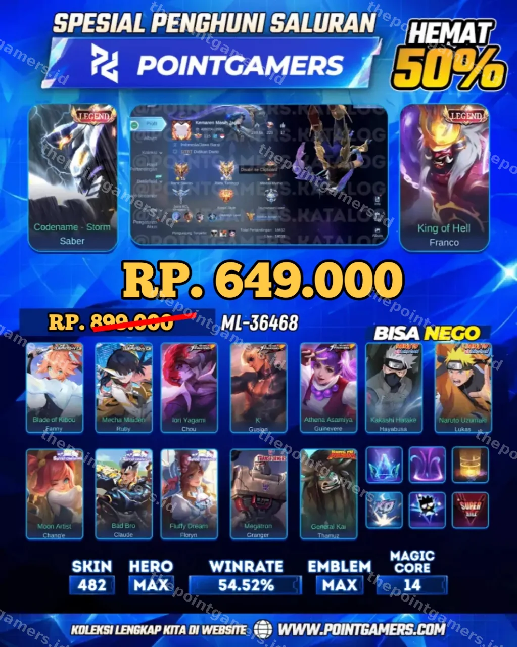 FRANCO LEGEND, SABER LEGEND 1