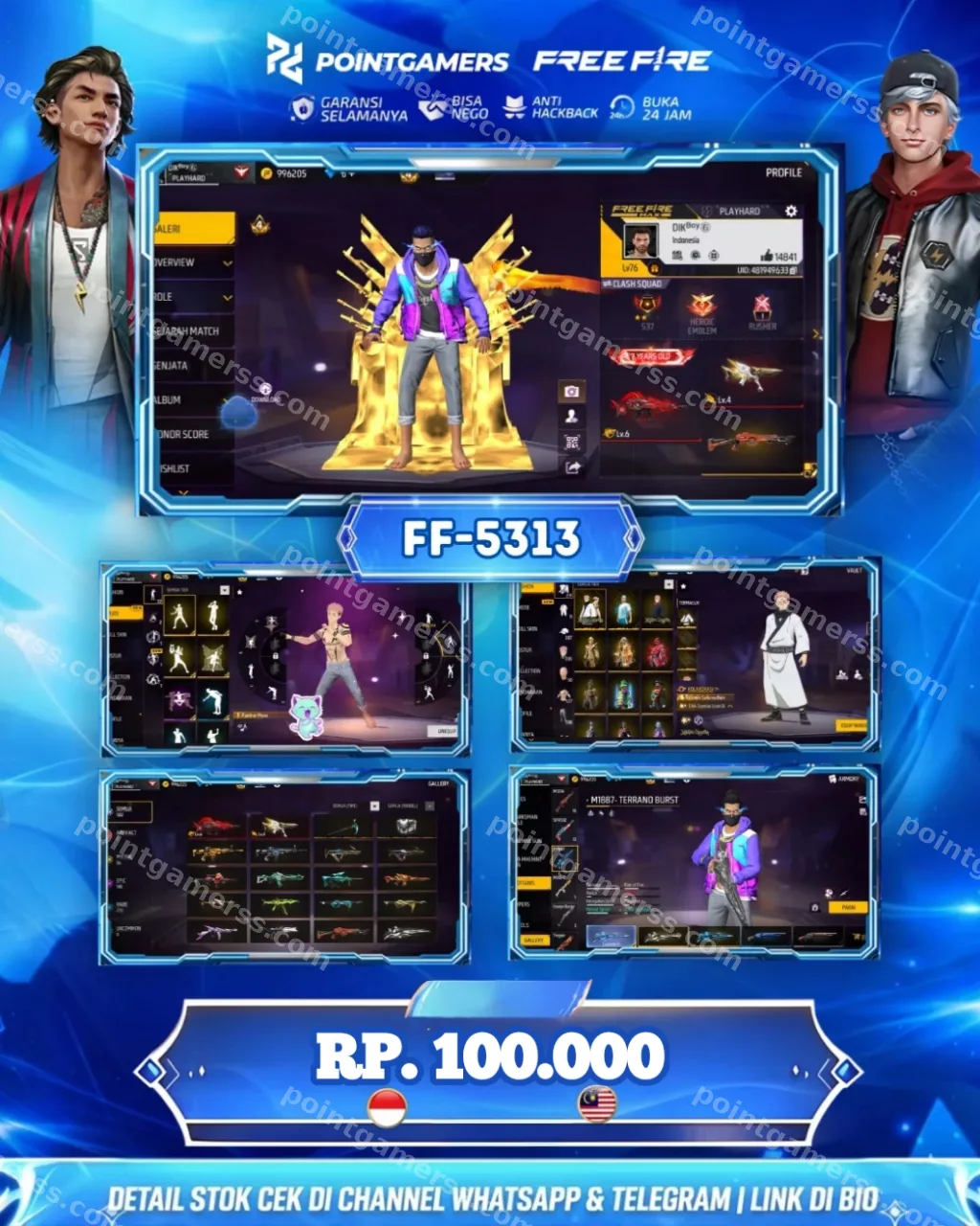 EVO 2, TW MAX 1, SG 2 : AQUA,ABU,MAMBA 1