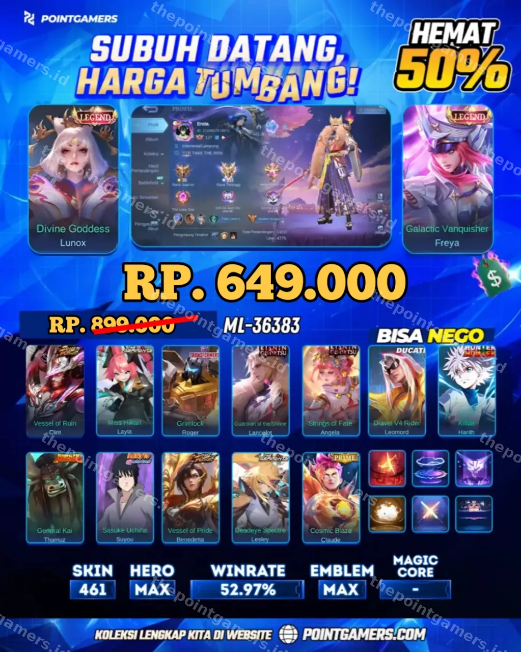 ML-36383 - LUNOX LEGEND, FREYA LEGEND