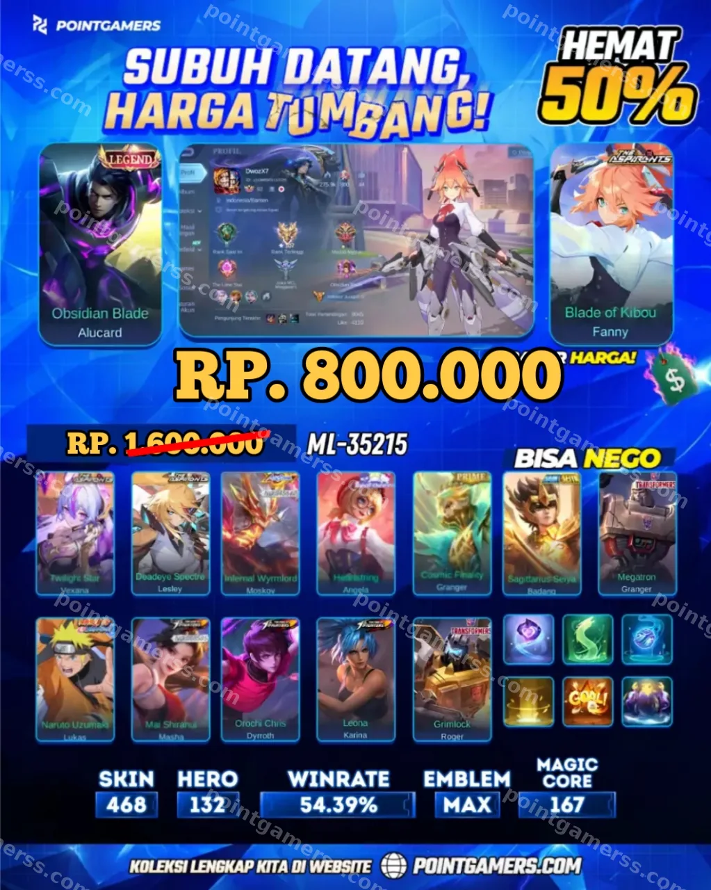 ALUCARD LEGEND, FANNY ASPIRANTS 1