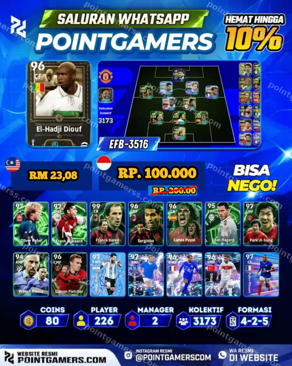 EFB-35136 - EL HADJI DIOUF 96