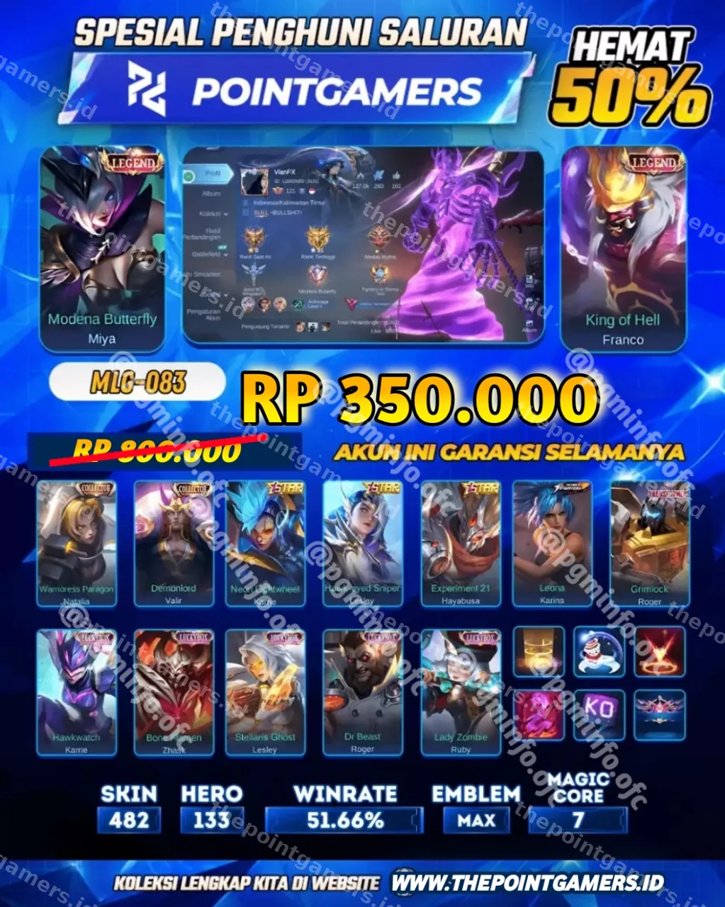 "FRANCO LEGEND, MIYA LEGEND" 1