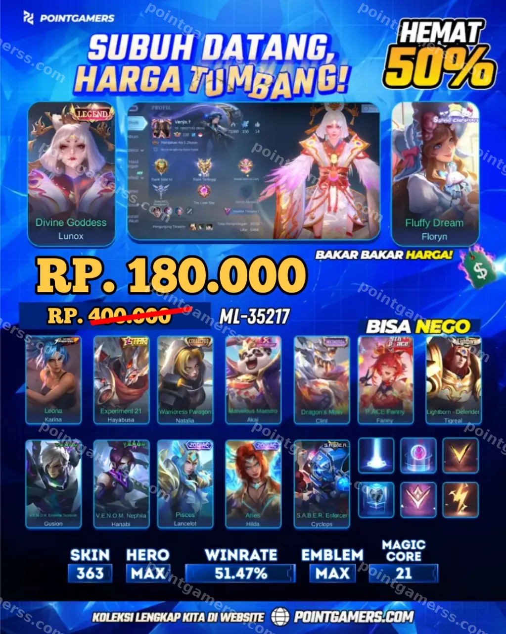 LUNOX LEGEND, FLORYN SANRIO 1