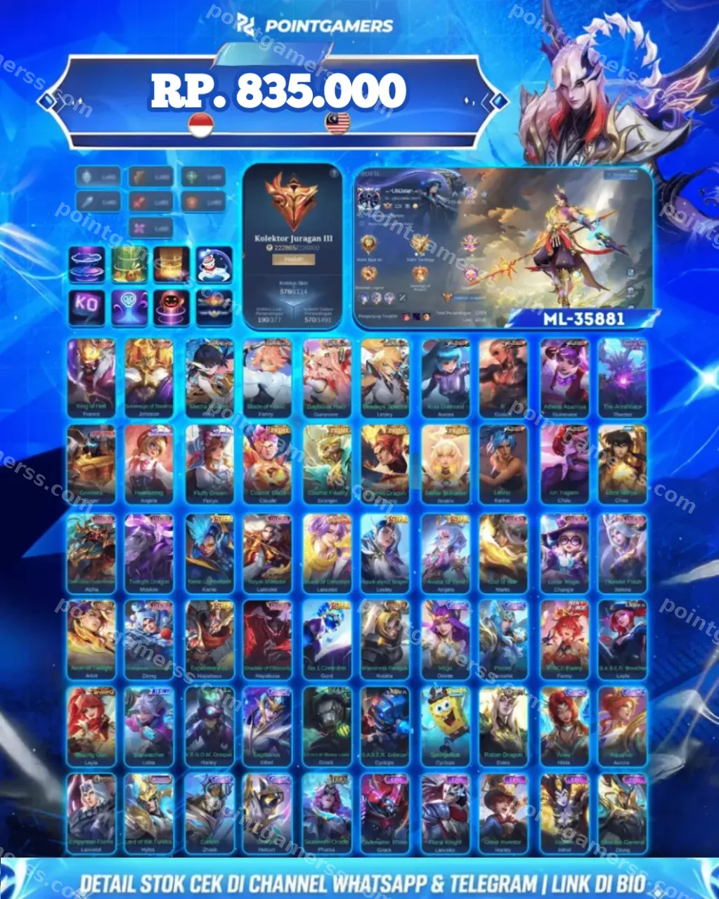 FRANCO LEGEND, JOHNSON LEGEND 1