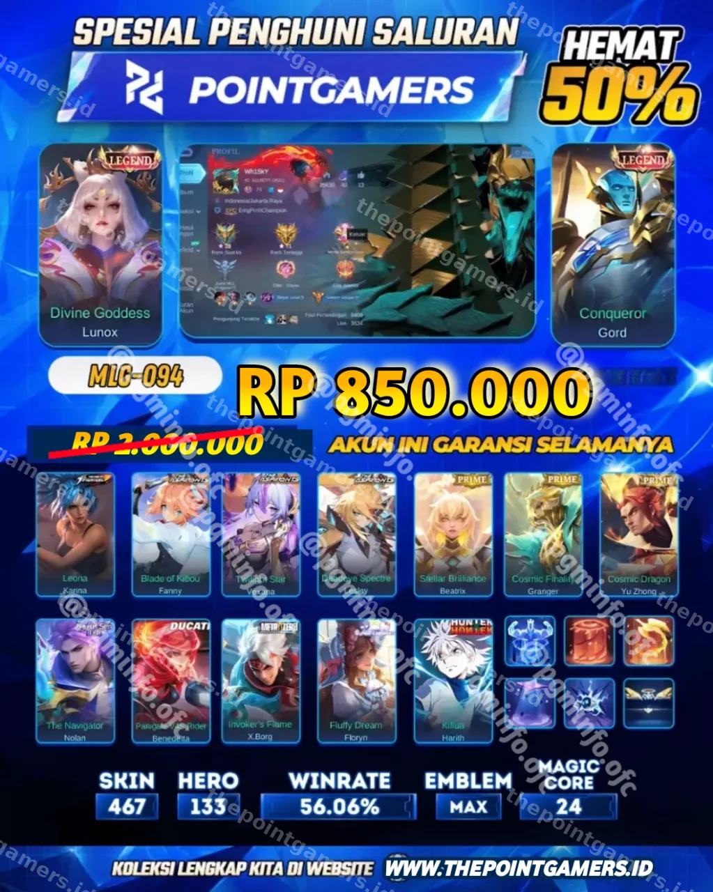 MLG-094 - "LUNOX LEGEND, GORD LEGEND"