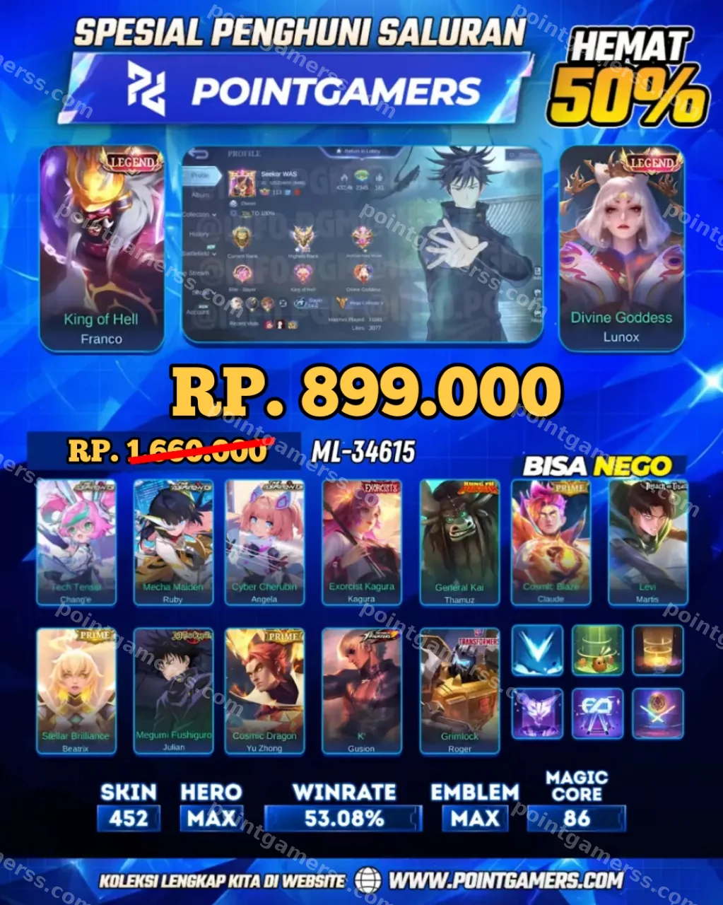 FRANCO LEGEND, LUNOX LEGEND 1