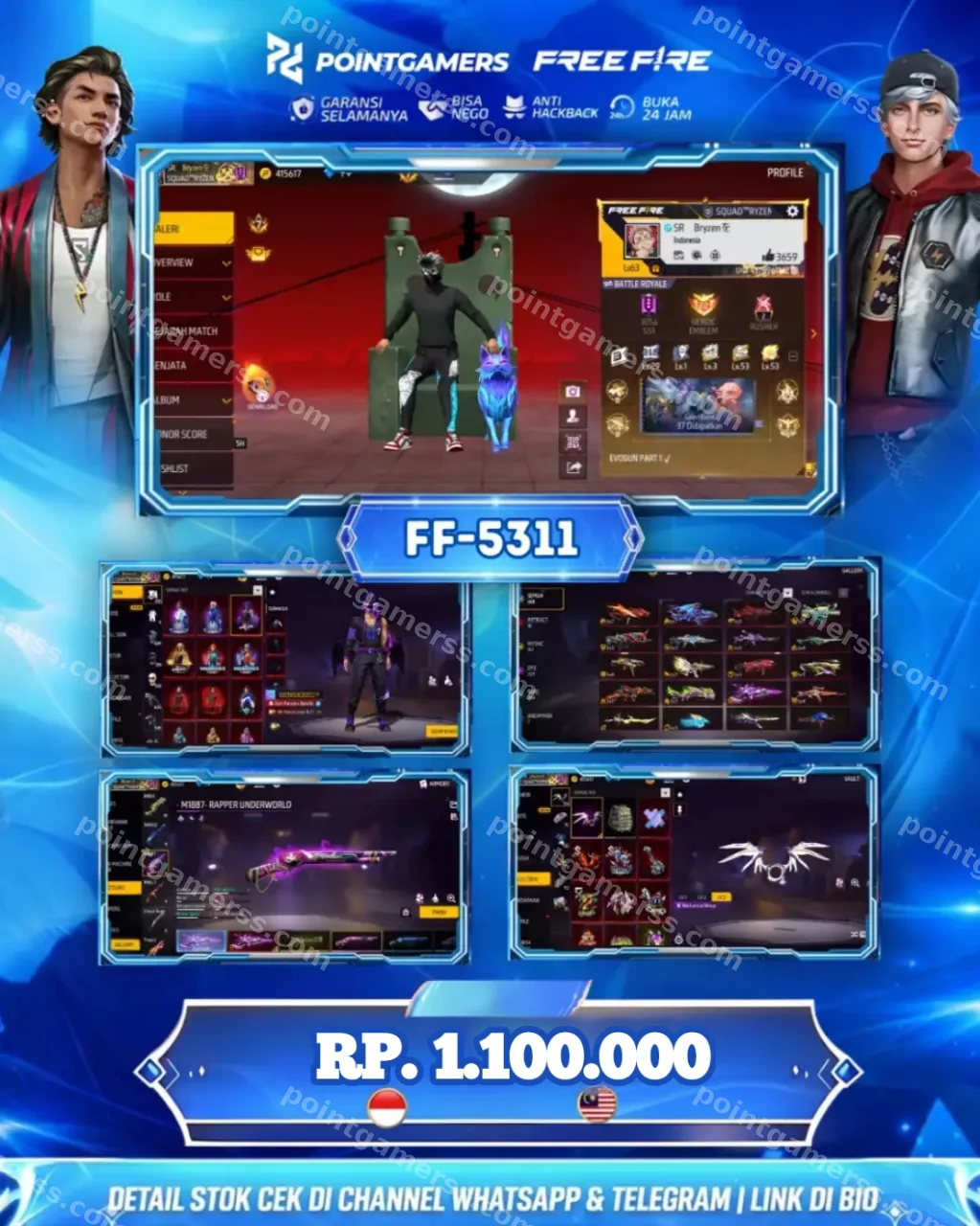 Evo : 16, MAX :  8, SG 2 :  EVO (MAX) UNGU TEROMPET 1