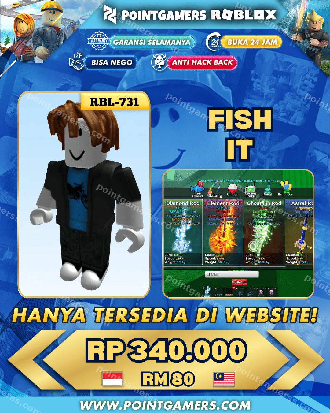 RBL-731 - 42 M COIN, LVL 1404