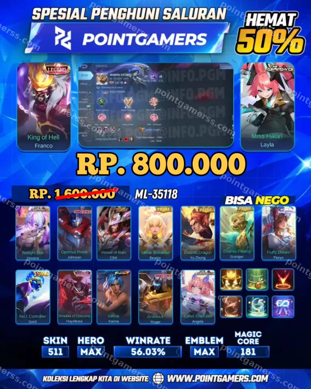 ML-35118 - FRANCO LEGEND, LAYLA ASPIRANTS