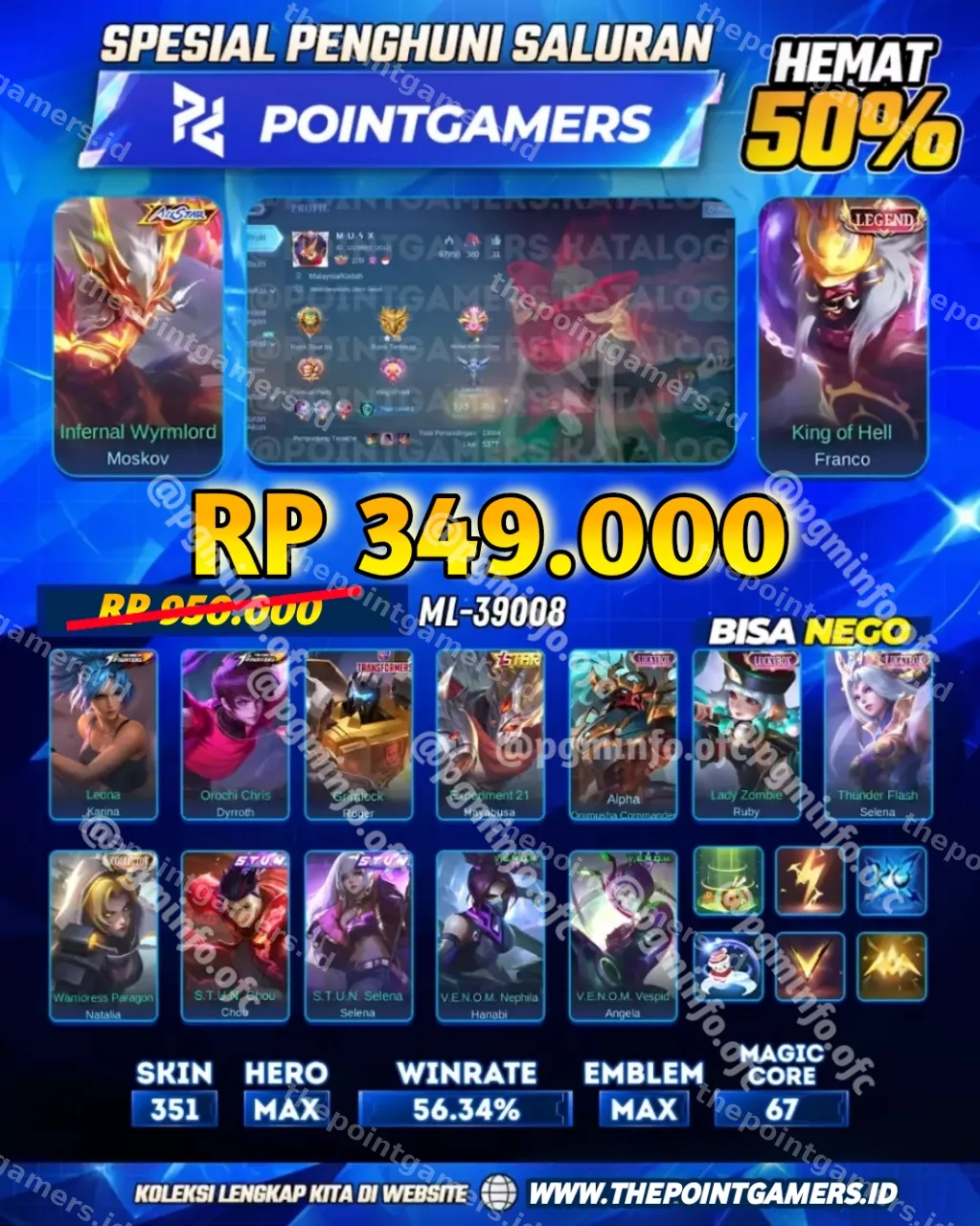 ML-39008 - "FRANCO LEGEND, MOSKOV ALLSTAR"