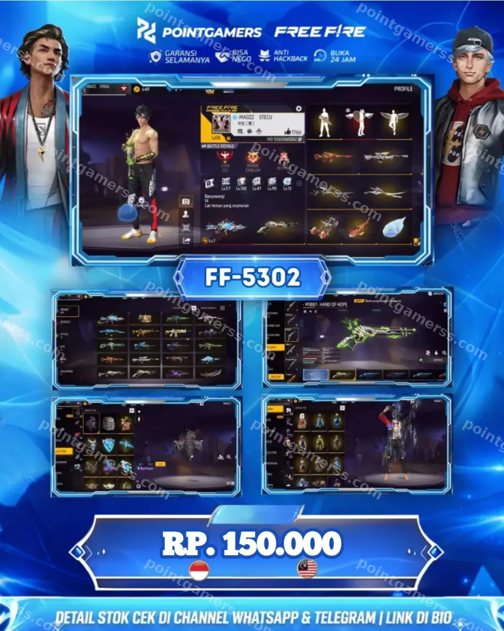 EVO MAX 1, SG2 4 RASA LUMUT MAMBA BUNNY PELURU SUCI 1