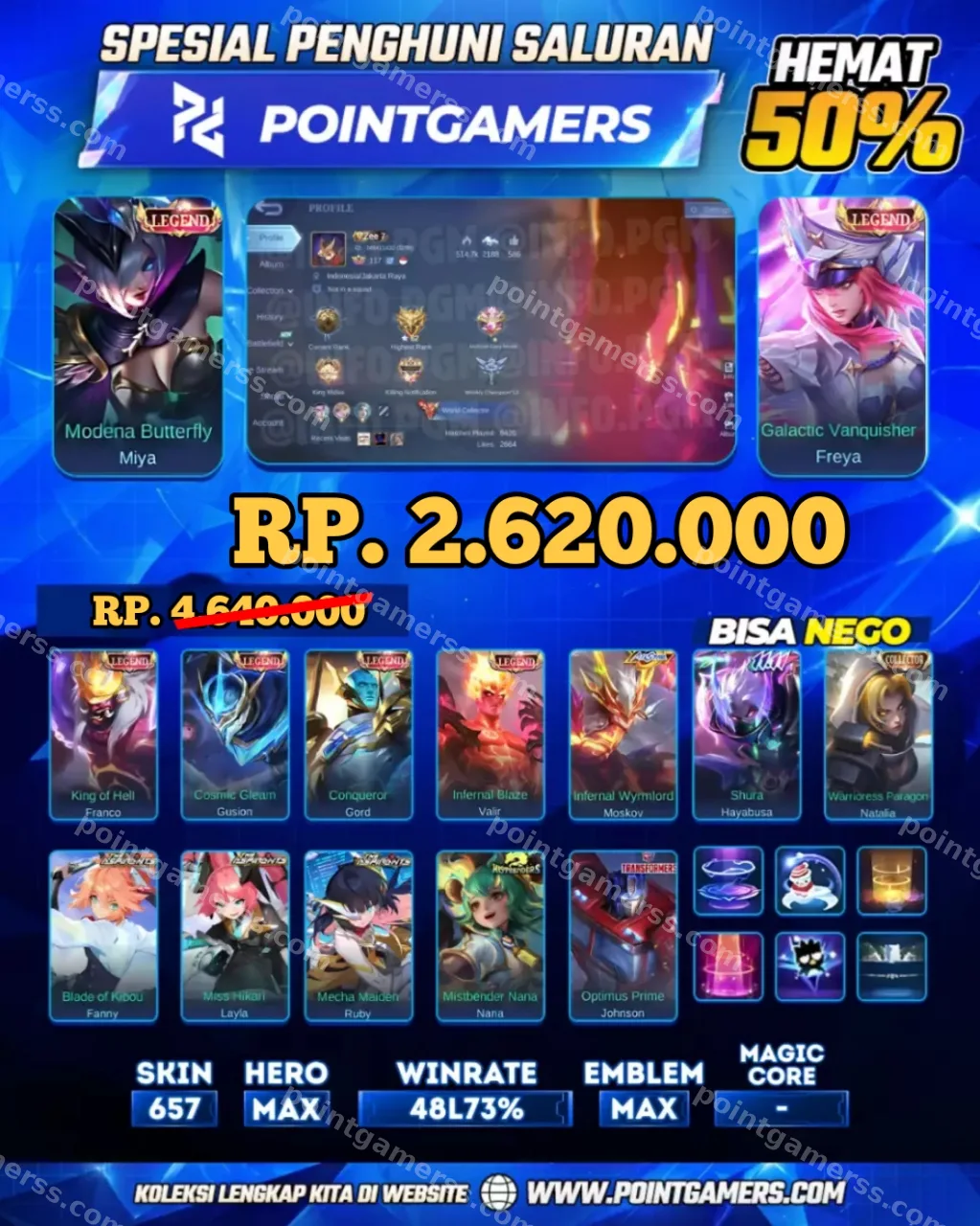 MIYA LEGEND, FREYA LEGEND 1