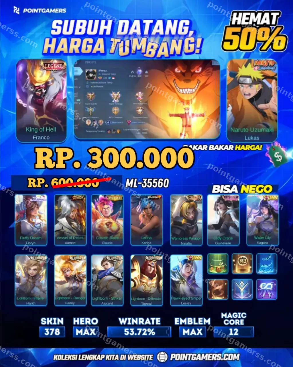 ML-35560 - "FANCO LEGEND, LUKAS NARUTO"