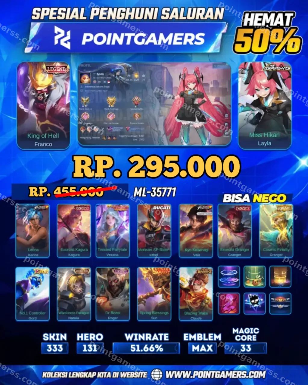 FRANCO LEGEND, LAYLA ASPIRANT 1