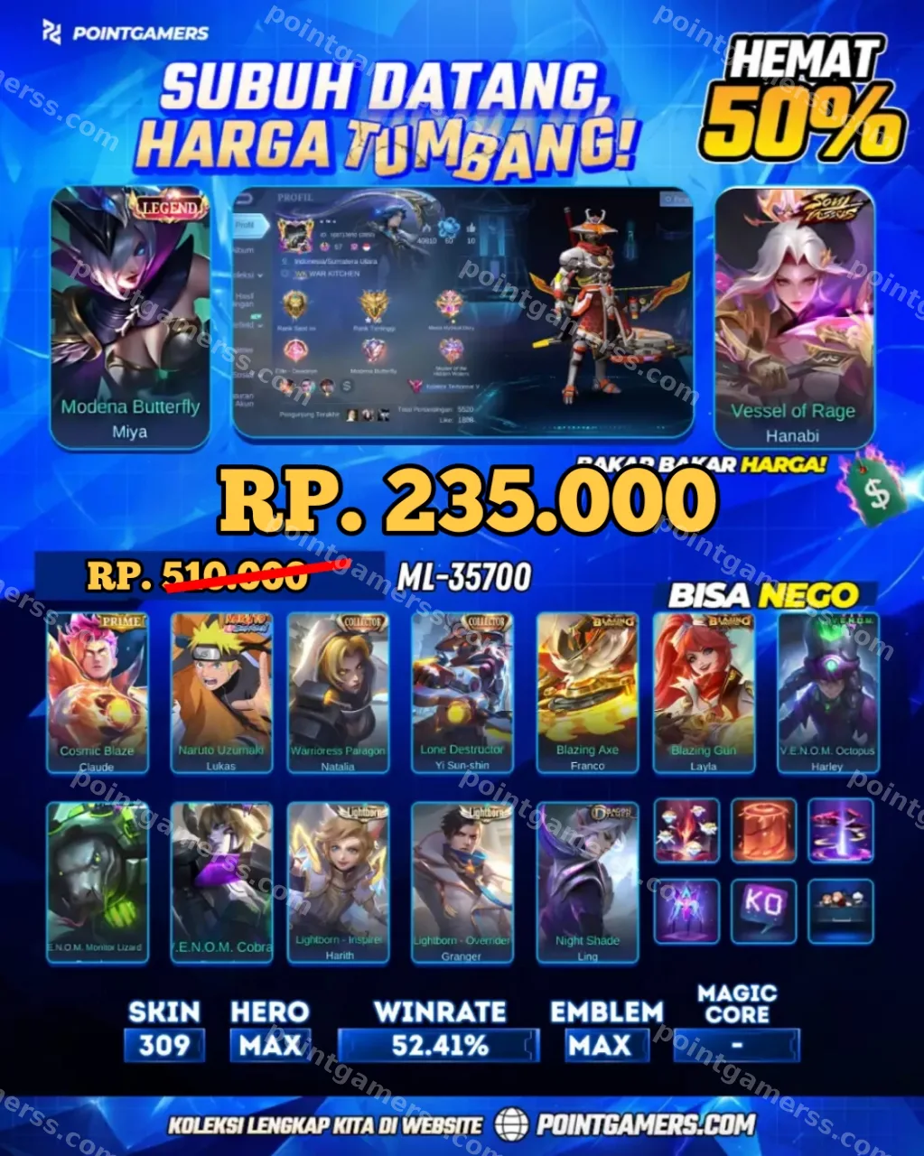 ML-35700 - MIYA LEGEND, HANABI SOUL VESSELS