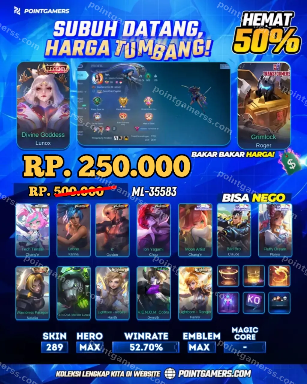LUNOX LEGEND, CHOU KOF 1