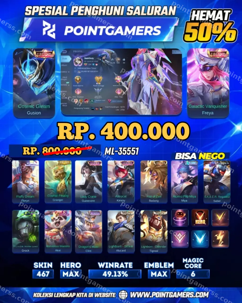 "GUSION LEGEND, FREYA LEGEND" 1