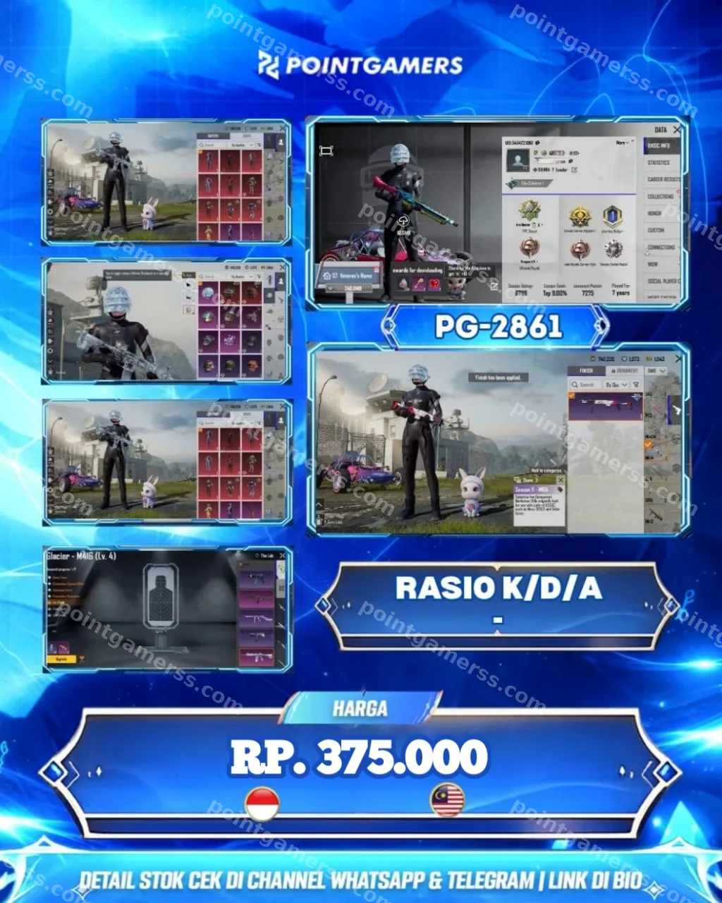 PG-2861 - M4 GLACIER LV 4, S1897 SPLENDID ASSAULT LV2