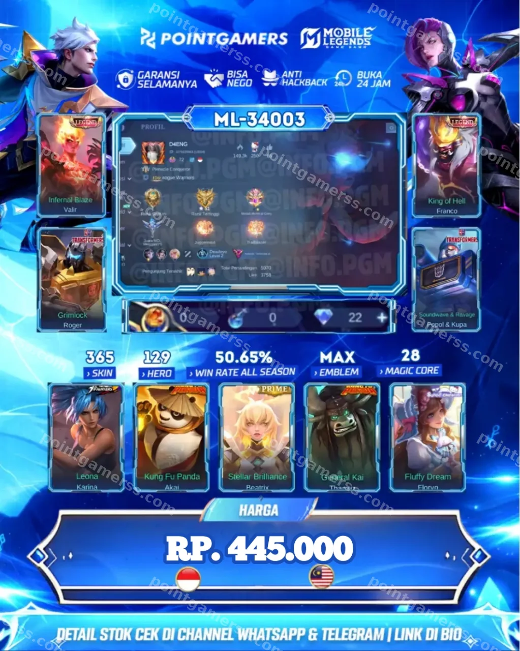 FRANCO LEGEND, VALIR LEGEND 1