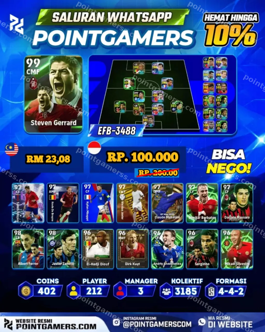 EFB-3488 - STEVEN GERRARD 99