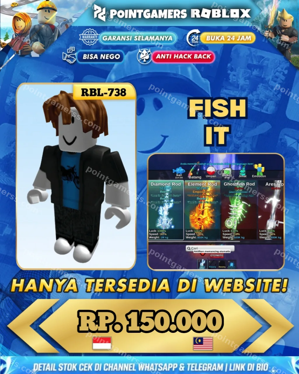 RBL-0738 - 41 M COIN, LVL 509
