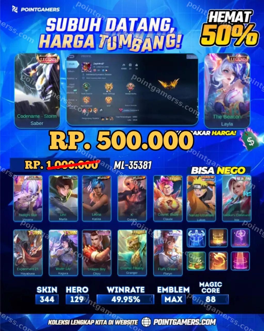ML-35381 - SABER LEGEND, LAYLA LEGEND