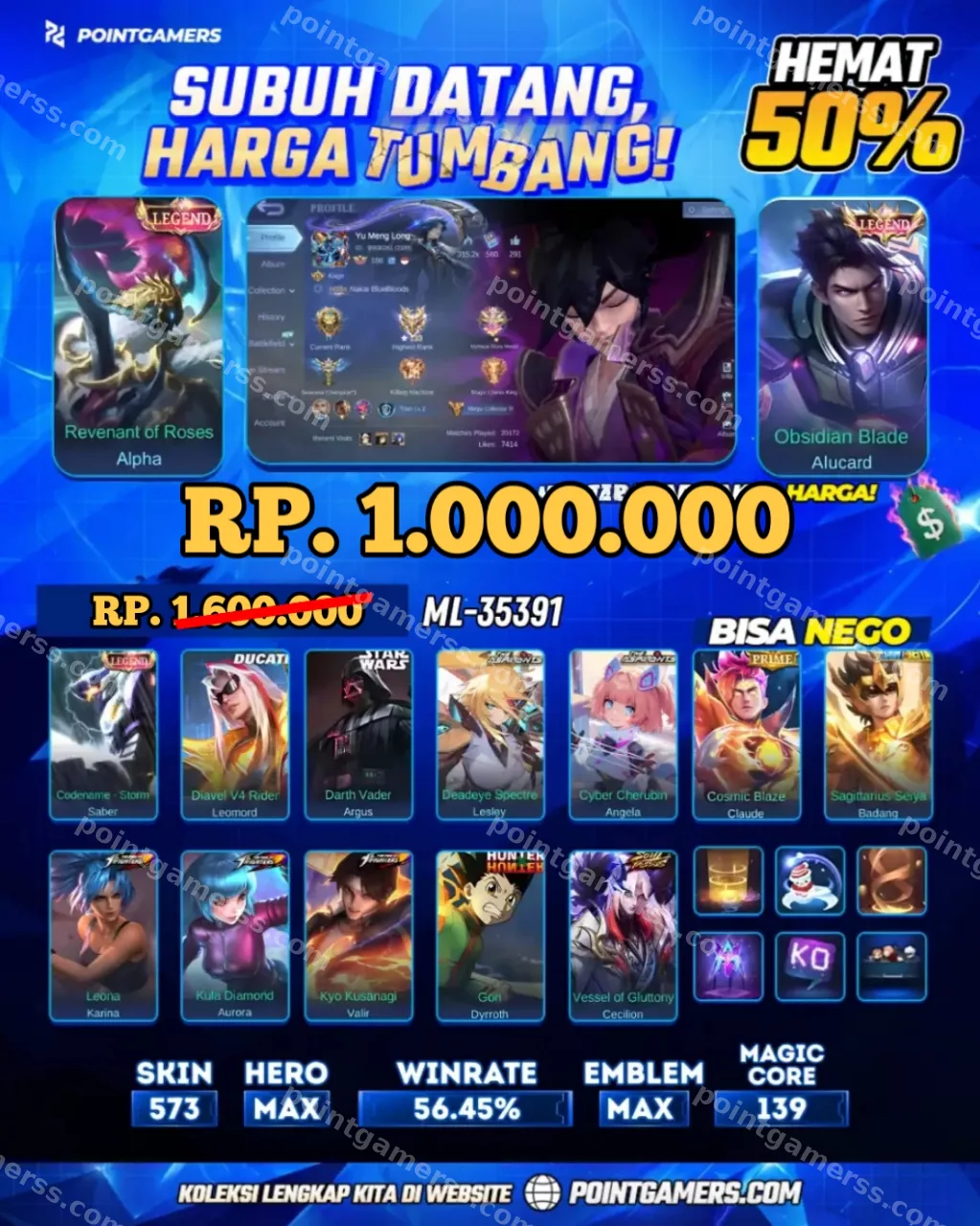 ALPHA LEGEND, ALUCARD LEGEND 1