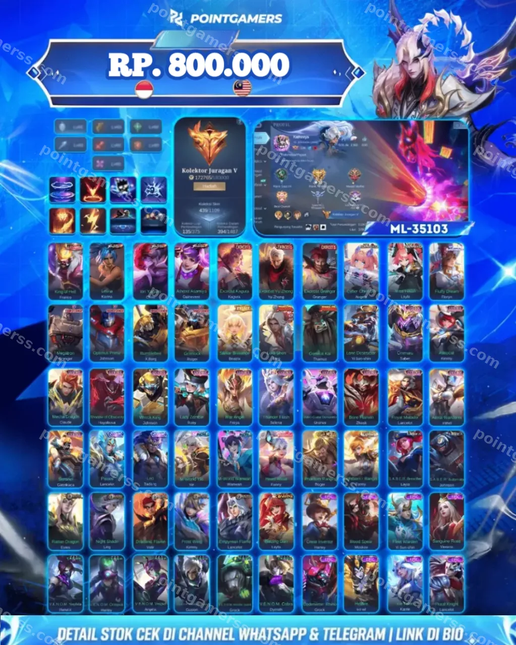 ML-35103 - LEGEND FRANCO, GRANGER EXOCIRS
