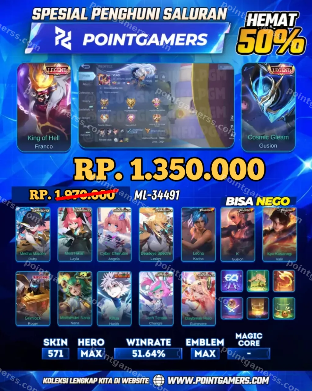 FRANCO LEGEND, GUSION LEGEND 1