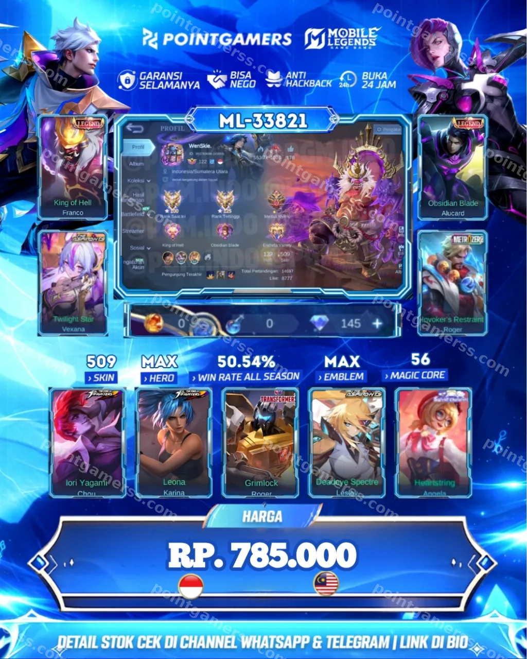 FRANCO LEGEND, ALUCARD LEGEND 1