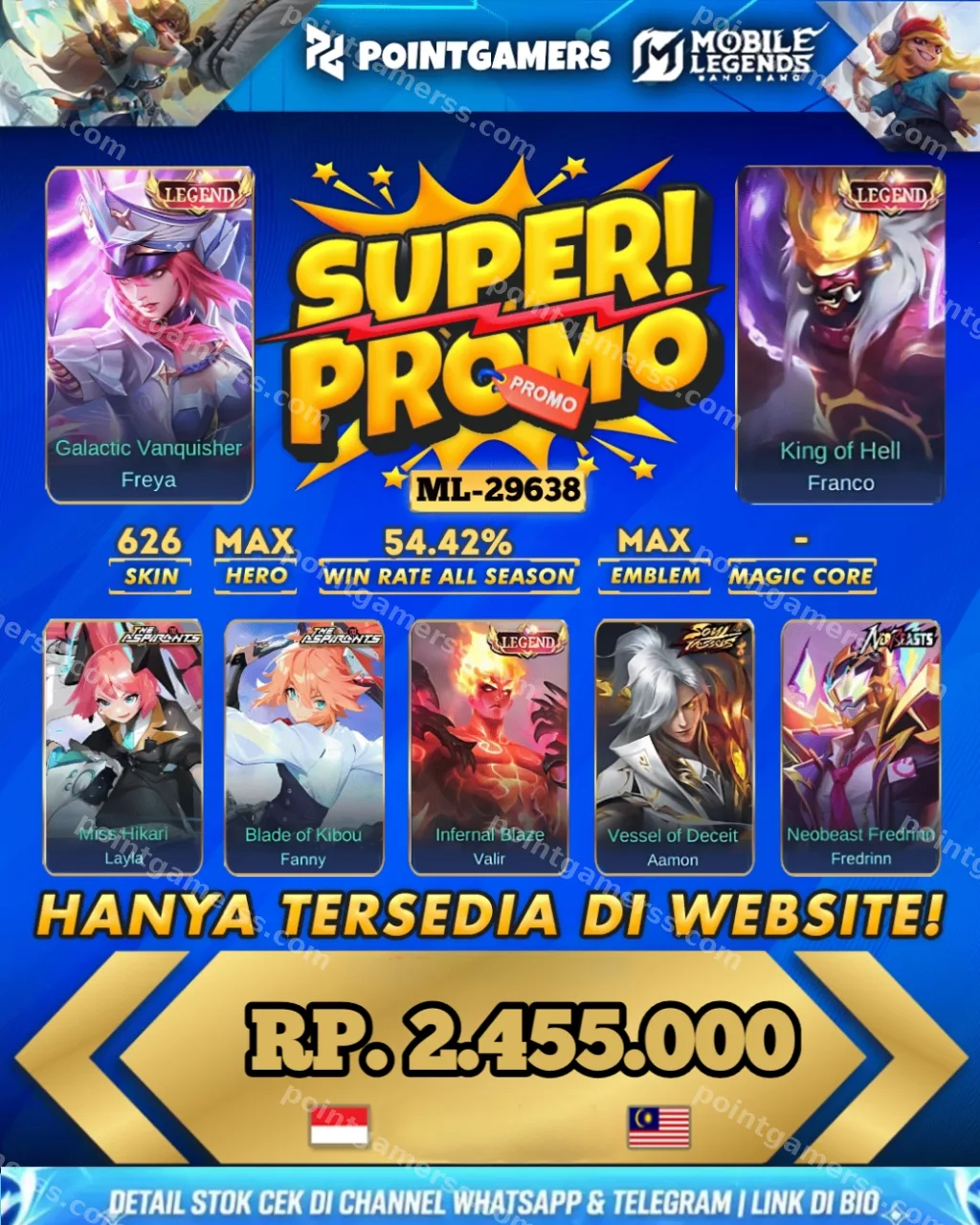 PROMO FRANCO LEGEND, FREYA LEGEND 1
