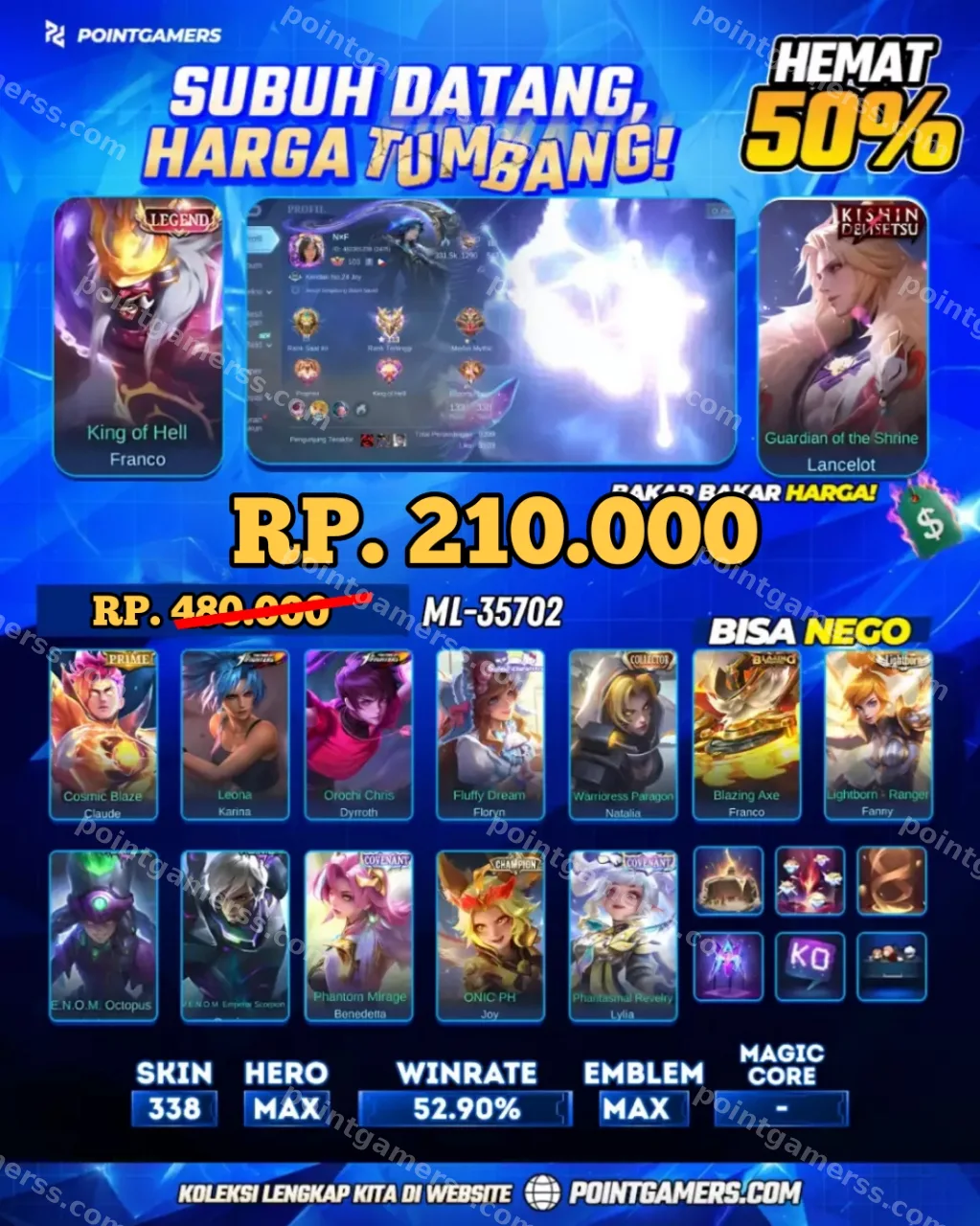 FRANCO LEGEND, LANCELOT KISHIN 1